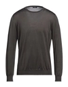 Drumohr Man Sweater Steel Grey Size 42 Cotton