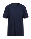 Hōsio Man T-shirt Navy Blue Size Xxl Cotton