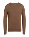 Dondup Man Sweater Brown Size 44 Wool