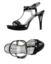 Nero Giardini Woman Sandals Black Size 10 Soft Leather