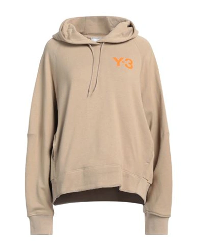 Y-3 Woman Sweatshirt Beige Size M Cotton