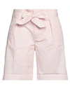 40weft Woman Shorts & Bermuda Shorts Pink Size 8 Cotton, Elastane