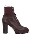 Gianvito Rossi Woman Ankle Boots Cocoa Size 12 Calfskin In Brown