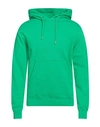 Sandro Man Sweatshirt Green Size S Cotton, Elastane