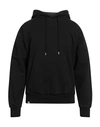 Paura Man Sweatshirt Black Size L Cotton