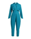Chiara Boni La Petite Robe Woman Jumpsuit Deep Teal Size 8 Polyamide, Elastane In Green