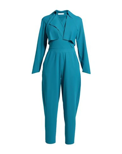 Chiara Boni La Petite Robe Woman Jumpsuit Deep Teal Size 8 Polyamide, Elastane In Green