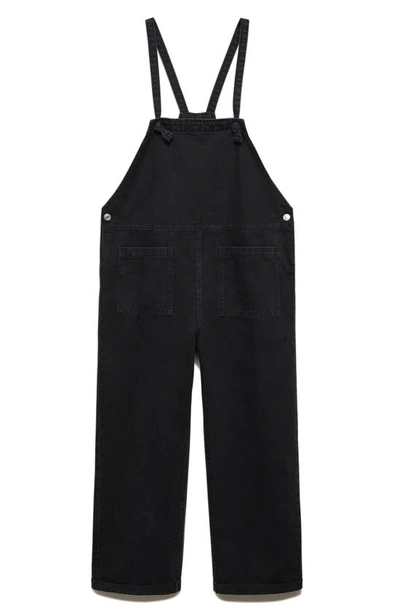 Mango Maternity Denim Dungarees Black Denim