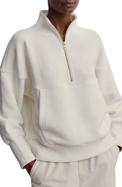 Varley Acadia Half-zip Pullover In Egret