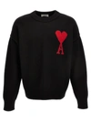 Ami Alexandre Mattiussi Ami Paris Sweaters In Black
