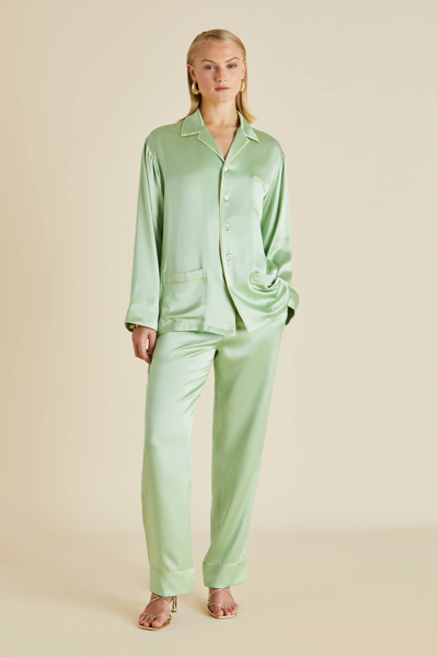 Olivia von halle pajamas on sale outlet