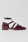 SEYCHELLES KISSING BOOTH HEELED SANDAL IN BURGUNDY, WOMEN'S AT URBAN OUTFITTERS