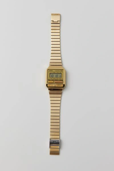 Casio Vintage Gold A120weg-9avt Watch In Gold, Men's At Urban Outfitters