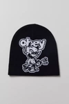 OBEY DEVIL BEANIE IN BLACK, MEN'S AT URBAN OUTFITTERS