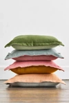 Bed Threads French Flax Linen Cushion Cover In Terracotta/oatmeal At Urban Outfitters In Multi