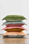 Bed Threads French Flax Linen Cushion Cover In Sage/olive At Urban Outfitters