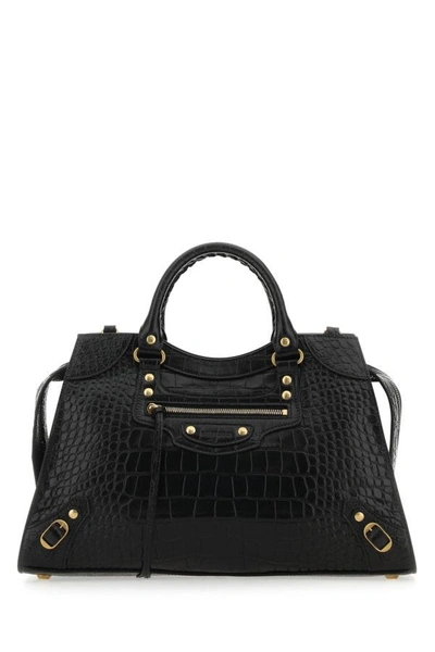 Balenciaga Neo Classic City Small Leather Handbag In Black