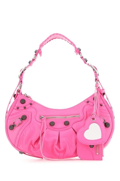 Balenciaga Le Cagole Shoulder Bag In Pink