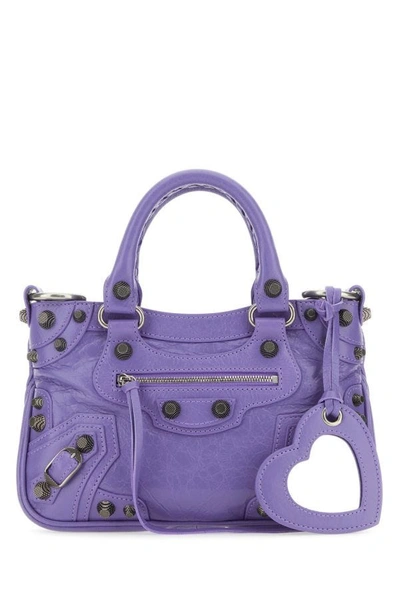 Balenciaga Shoulder Bags In Purple