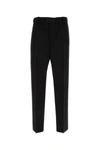 Bottega Veneta Sartorial Wool Twill Flared Pants In Black