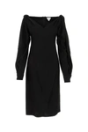 Bottega Veneta Viscose Midi Dress In Black