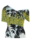 Bottega Veneta Women's Embroidered Jacquard Top In Multicolor
