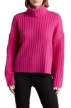 360CASHMERE 360 CASHMERE ANGELICA WOOL & CASHMERE RIBBED TURTLENECK SWEATER