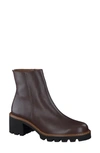 Paul Green Women's Santana Leather Utility Boots In Brown Leather
