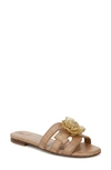 Sam Edelman Bay Flora Cutout Slide Sandal In Beige