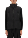 Jg1 Casual Black Jacket With High Collar In Nero