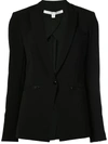 Veronica Beard Zip Pocket Single-breasted Blazer In Black