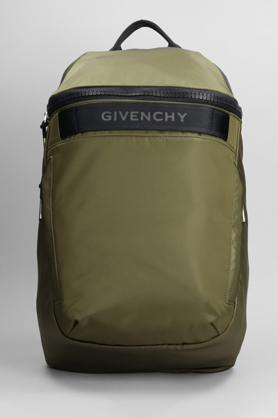 Givenchy G-trek Backpack In Khaki Polyamide