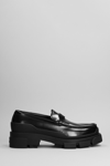 GIVENCHY TERRA LOAFER LOAFERS IN BLACK LEATHER
