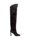 MAISON SKORPIOS MARYLIN SUEDE LEATHER BOOTS