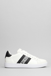 BIKKEMBERGS SNEAKERS IN WHITE LEATHER