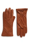 COLE HAAN COLE HAAN QUILTED LEATHER GLOVES
