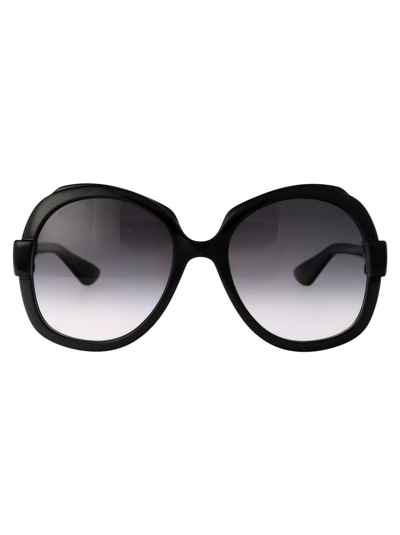 Gucci Sunglasses In 001 Black Black Grey