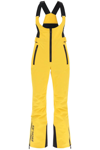 Moncler High Performance Nylon Blend Ski Suit In Yellow