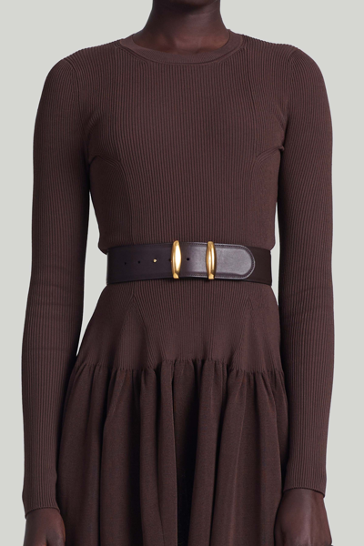 Altuzarra 'hardware' Belt In Tobacco