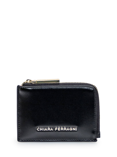 Chiara Ferragni Mini Envelope Wallet In Black