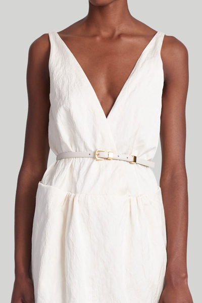 Altuzarra 'skinny' Belt In Ivory