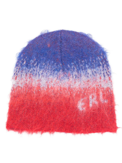 Erl Man Multicolor Hats In Blue