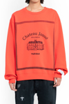 Gallery Dept. Musique Embroidered Motif Crewneck Sweatshirt In Red