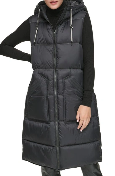 ANDREW MARC ANDREW MARC KERR HOODED LONGLINE PUFFER VEST