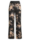 JOHNNY WAS WOMEN'S NIDO FLORAL STRAIGHT-LEG PANTS