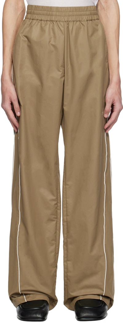 Commission Beige Drawstring Sweatpants In Sand