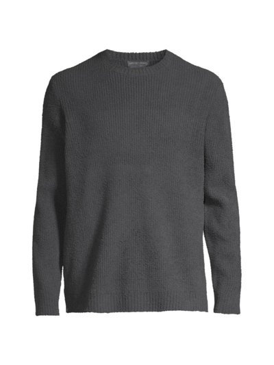 Barefoot Dreams Men's Cozychic Cord Rib-knit Pullover Sweater In Slate Blue
