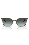 Ray Ban 52mm Square Sunglasses In Grey Gradient