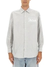 ARIES ARIES OXFORD SHIRT WITH LOGO