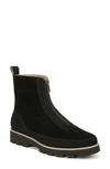 Vionic Estilo Lug Bootie In Black Suede